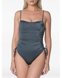 MC2 Saint Barth - Eliya Strass-Embellished Swimsuit - Lyst