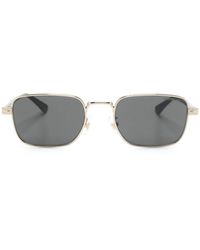 Montblanc - 0339 Rectangle-frame Sunglasses - Lyst