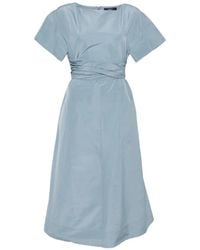 Weekend by Maxmara - Round Neck Dress - Lyst