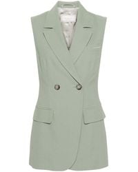 Peserico - Double-breasted Waistcoat - Lyst
