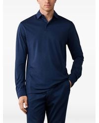 Hackett - Long-Sleeve Piqué Polo Shirt - Lyst