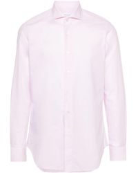 Xacus - Long-Sleeve Cotton Shirt - Lyst