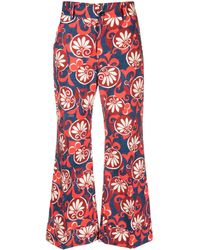 La DoubleJ - Hendrix Floral-print Cotton Trousers - Lyst