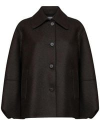 Harris Wharf London - Single-Breasted Wool-Blend Coat - Lyst