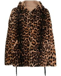 Yves Salomon - Animal-Print Lambs Wool Jacket - Lyst