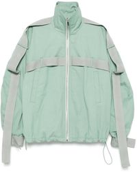The Attico - Bomber Con Dettaglio A Righe - Lyst
