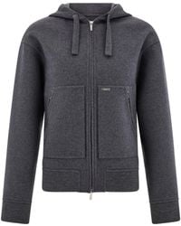 Ferragamo - Hooded Zip Sports Jacket - Lyst