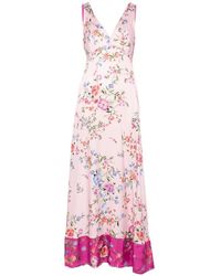 Liu Jo - Long Flowery Dress - Lyst