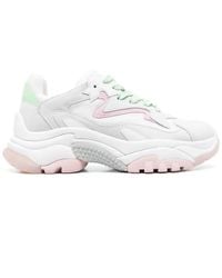 Ash - Addict Star-embossed Chunky Leather Sneakers - Lyst