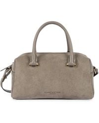 Lancaster - Suède Cube Suede-Finish Shoulder Bag - Lyst