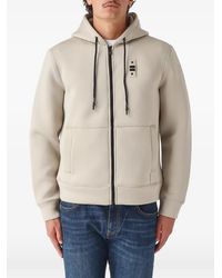 Blauer - Colby Logo-Patch Zip-Up Hoodie - Lyst