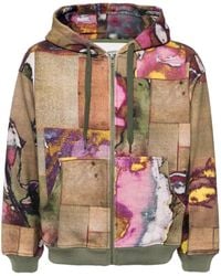 Kidsuper - Faces Collage Hooded Jacket - Lyst