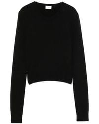 Saint Laurent - Crew-Neck Long-Sleeve Sweater - Lyst