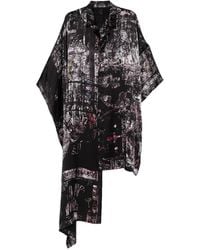 Yohji Yamamoto - Graphic-Print Coat - Lyst
