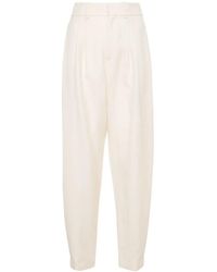 Ralph Lauren - High-Waisted Tapered Trousers - Lyst