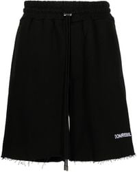 DOMREBEL - Embroidered-logo Shorts - Lyst