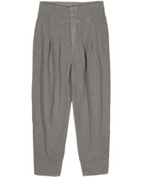 Transit - Linen Cropped Trousers - Lyst