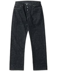 Sugar Cane Jeans - Jean Droit À Bords Francs - Lyst