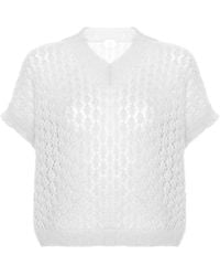 Eleventy - Vネック ニットトップ - Lyst