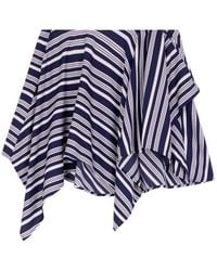 IRO - Minijupe Asymétrique Utalia À Rayures - Lyst