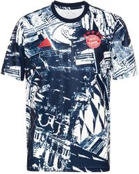 adidas - T-shirt FC Bayern Pre-Match - Lyst
