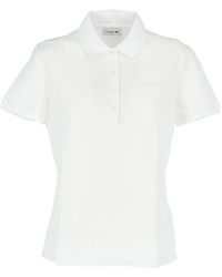 Lacoste - Button-Up Polo Top - Lyst