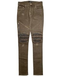 Amiri - Vaqueros Mx2 De Piel Con Diseño Patchwork - Lyst