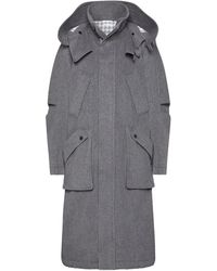 Thom Browne - Parka Impermeabile Con Cappuccio - Lyst