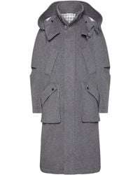 Thom Browne - Detachable-Hood Coat - Lyst