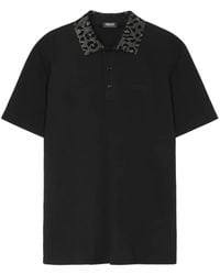 Versace - Polo À Ornements En Cristal - Lyst