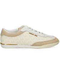 MICHAEL Michael Kors - Nolan Monogram-Print Panelled Sneakers - Lyst