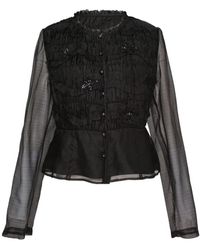 Renli Su - Smocked Sequin-Embellished Blouse - Lyst