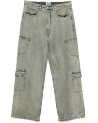 Izzue - Cargo Wide-Leg Jeans - Lyst