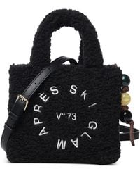 V73 - Bolso Shopper Bordado Con Efecto Teddy - Lyst