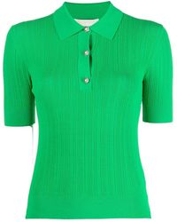 Michael Kors - Textured Button-placket Polo Shirt - Lyst