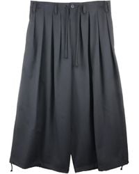Yohji Yamamoto - Pleated Wool Trousers - Lyst