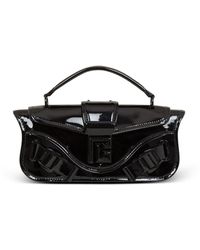 Balmain - Blaze Patent Leather Clutch Bag - Lyst