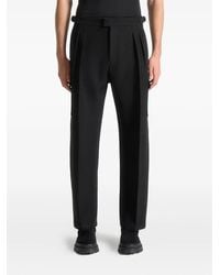 Manière De Voir - Relaxed-Fit Twill Pocket Trousers - Lyst