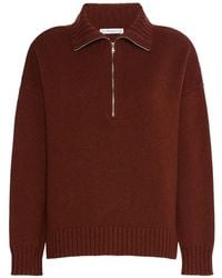 Max Mara - Half-Zip Cashmere Sweater - Lyst