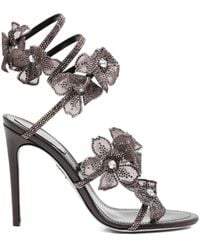 Rene Caovilla - Sandali Con Cristalli 110Mm - Lyst