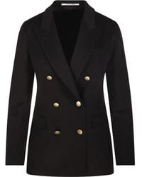 Tagliatore - Double-Breasted-Button Jacket - Lyst