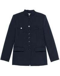 ViCOLO - Mandarin-Collar Button-Up Jacket - Lyst