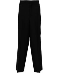 Ami Paris - Broek Met Geplooid Detail - Lyst