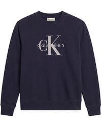 Calvin Klein - Logo-Print Sweatshirt - Lyst