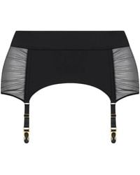 Scandale - Nuit Fauve Mesh-Panel Suspender Belt - Lyst