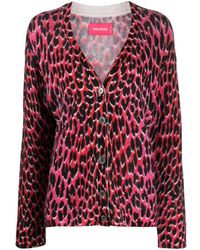 Zadig & Voltaire - Mirka Cardigan Mit Leoparden-Print - Lyst
