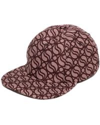 Stella McCartney - All-over Monogram-print Baseball Cap - Lyst