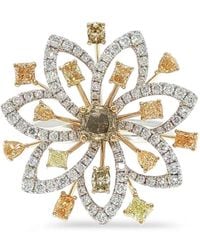 HYT Jewelry - Bague Fleurie À Diamants - Lyst