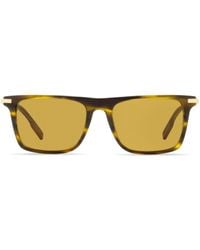 Zegna - Tortoiseshell-effect Square-frame Sunglasses - Lyst