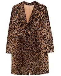 Arma - Mietta Buttoned Animal-Print Coat - Lyst